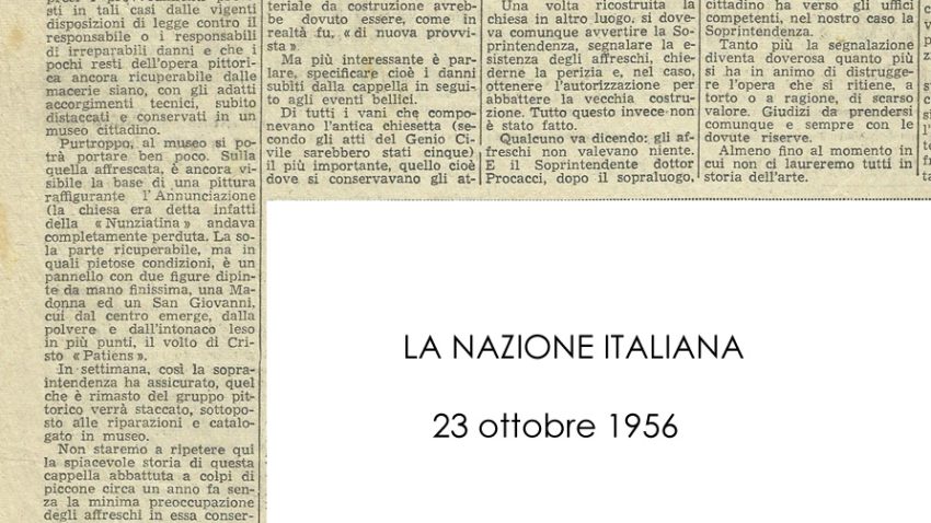 La Nazione Italiana, 23 Ottobre 1956